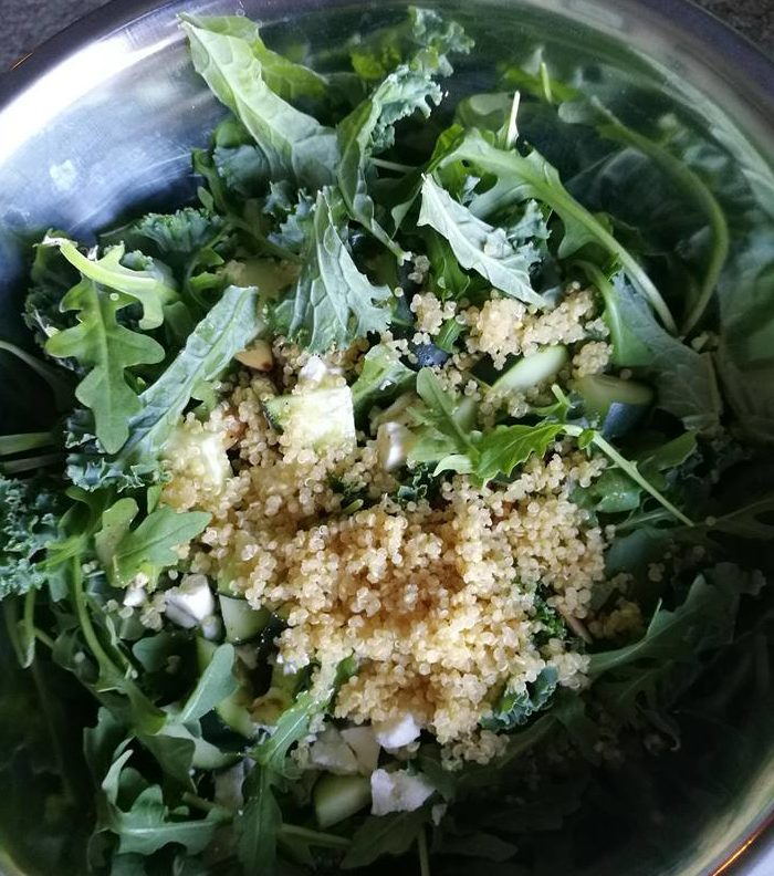 Greek Arugula Power Salad Bowl