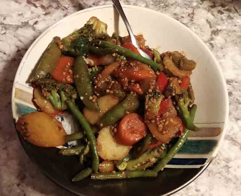 Easy Teriyaki Vegetable Stir Fry Cass Clay Cooking