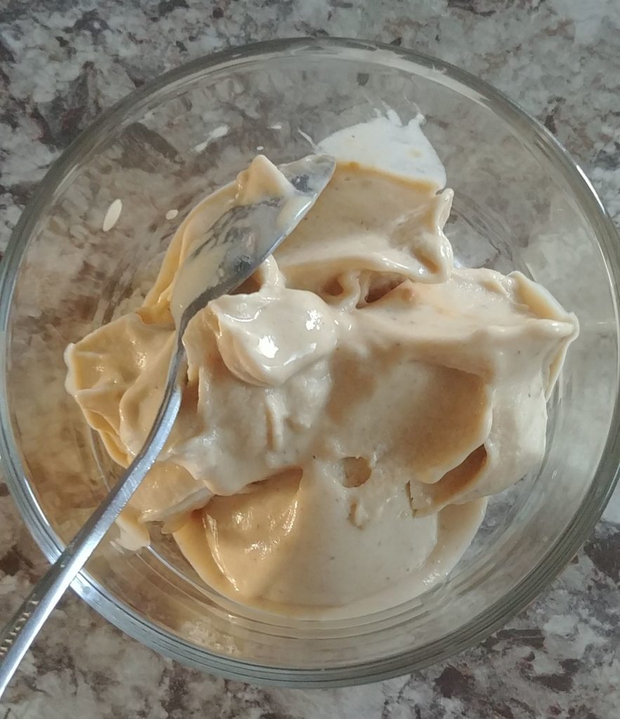 Vegan peanut butter banana nice cream