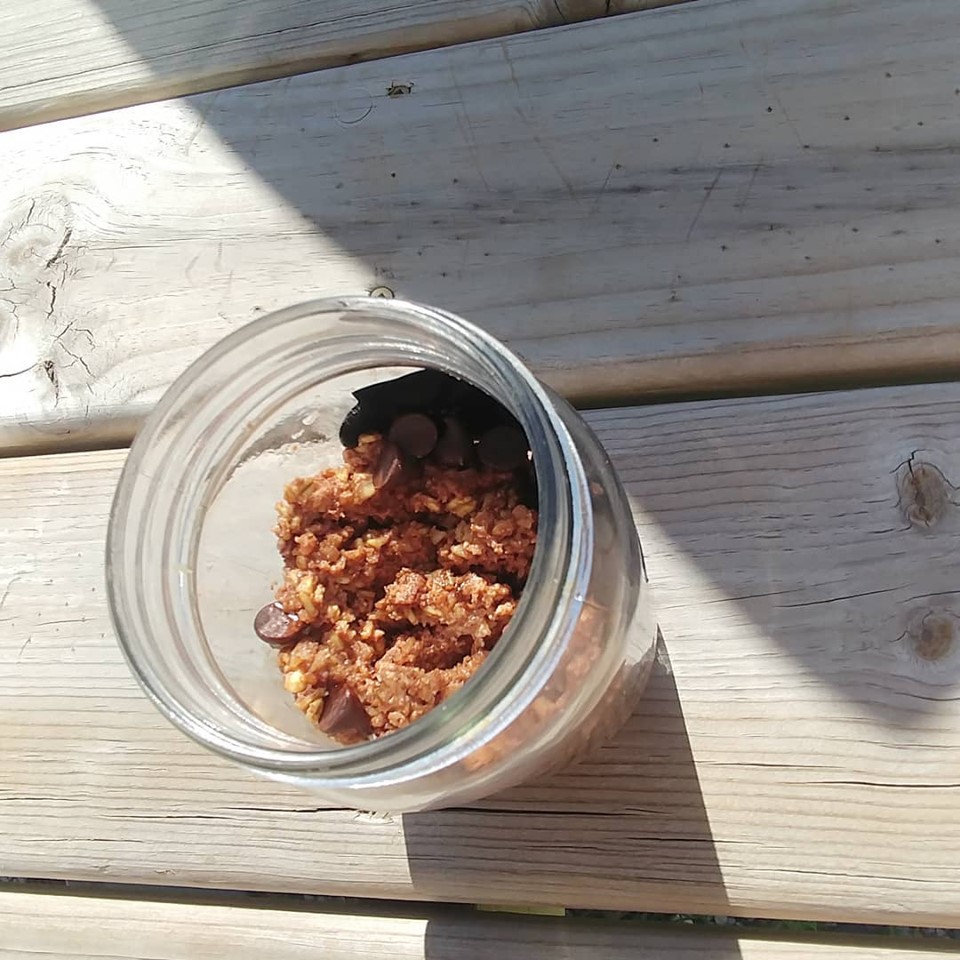 Peanut Butter Cup Overnight Oats
