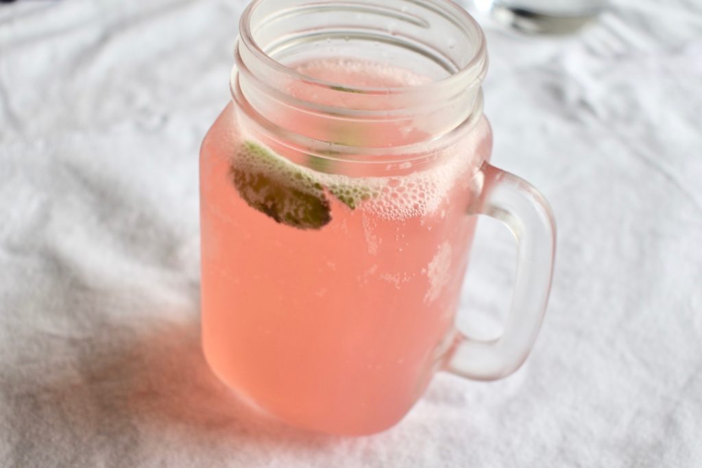 Sparkling Watermelon Fresca with Mint and Lime