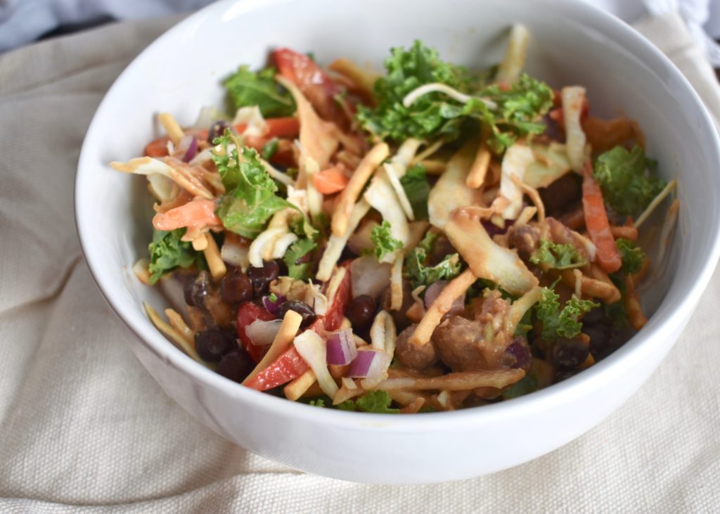Vegan Thai Salad with Peanut Sauce