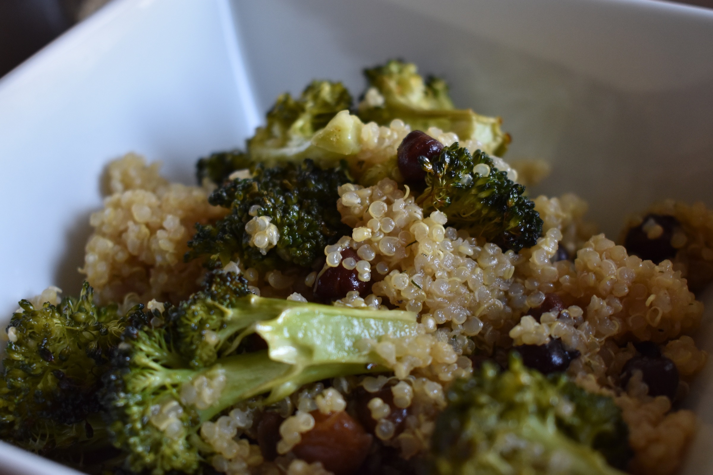 Quinoa and Roasted Broccoli Grain Bowls - Kristine's Kitchen