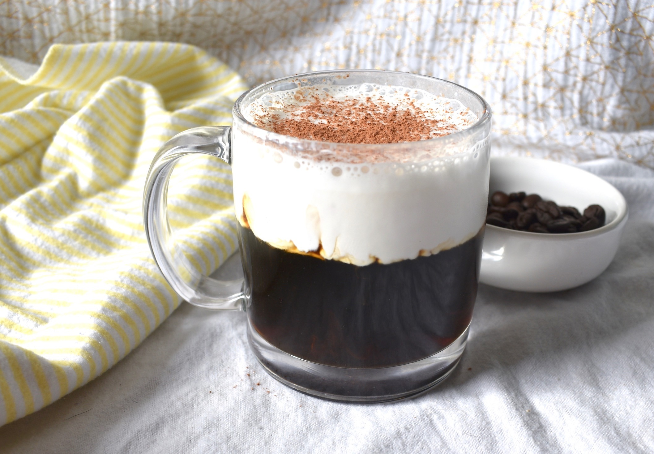 salted cream cold foam cold brew coffee recipe - plays well with butter